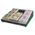 Hatco GRPWS-2424 Glo-Ray® Slant Display Pizza Warmer, 24"W × 24"D, Single Shelf, Heated Base Only, no Lights, 5 Divider Rods, 120 Volts, 345 Watts