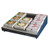 Hatco GRPWS-3624 Glo-Ray® Slant Display Pizza Warmer, 36"W × 24"D, Single Shelf, Heated Base Only, No Lights, 7 Divider Rods, 120 Volts, 505 Watts