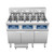 Atosa AEFF-50-3T 51"W CookRite Open Fryer w/ Filtration System, Electric, Left Full & Right Split Vat, (2) x 50lb+(2) x 25lb Oil Capacity Tank, (2) Fryer Basket/Tank, 2x17kW + 2x(8.5)kW