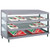 Hatco GRPWS-4818T Glo-Ray® Slant Display Pizza Warmer, 48"W × 18"D, Triple Shelf, Heated Base Only, 12 LED Lights,120/208–240 Volts, 2880 Watts