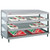 Hatco GRPWS-4824T Glo-Ray® Slant Display Pizza Warmer, 48"W × 24"D, Triple Shelf, Heated Base Only, 12 LED Lights, 120/208–240 Volts, 3585 Watts