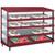 Hatco GRPWS-4818Q Glo-Ray® Slant Display Pizza Warmer, 48"W × 18"D, Quadruple Shelf, Heated Base Only, 16 Display Lights, 120/208–240 Volts, 3840 Watts