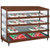 Hatco GRPWS-4818Q Glo-Ray® Slant Display Pizza Warmer, 48"W × 18"D, Quadruple Shelf, Heated Base Only, 16 Display Lights, 120/208–240 Volts, 3840 Watts