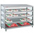 Hatco GRPWS-4818Q Glo-Ray® Slant Display Pizza Warmer, 48"W × 18"D, Quadruple Shelf, Heated Base Only, 16 Display Lights, 120/208–240 Volts, 3840 Watts
