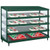 Hatco GRPWS-4818Q Glo-Ray® Slant Display Pizza Warmer, 48"W × 18"D, Quadruple Shelf, Heated Base Only, 16 Display Lights, 120/208–240 Volts, 3840 Watts