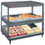 Hatco GRSDS/H-30DHW Glo-Ray® Slant/Horizontal Display Warmer, 30"W × 24"D, Dual Shelf, Base Heat Only, High Wattage on Top Shelf, 4 Bulbs, 12 Divider Rods, 120/208–240 Volts, 2450 Watts