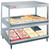 Hatco GRSDS/H-41DHW Glo-Ray® Slant/Horizontal Display Warmer, 41"W × 24"D, Dual Shelf, Base Heat Only, High Wattage on Top Shelf, 6 Bulbs, 16 Divider Rods, 120/208–240 Volts, 3180 Watts