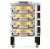 PizzaMaster PM 823ED - 800 Series Modular Deck Type Electric Pizza Bake Oven, Excellent Heat Distribution/Highly Efficient, 3 Decks, Baking Surface 32"W x 32"D, 208/240V, 1/3 Phase, 9.0/9.8 kW