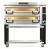 PizzaMaster PM 934ED - 900 Series Modular Deck Type Electric Pizza Bake Oven, Stone Hearth with Dual Halogen Lighting, 4 Decks, Baking Surface 54"W x 36"D, 208/240V, 1/3 Phase, 16.8/18.3 kW