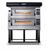 Moretti Forni AMALFI B2 52"W serie P Double-Deck Electric Pizza Bake Oven Dual Heat Top/Bottom, 12 Pizza Capacity, Refractory Stone Baking Chamber(2) 38"Wx29Dx7"H, 14.2 kW