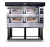 Moretti Forni P120E C2 SerieP Two 49"W x 52"D x 7"H Baking Chamber Conventional Electric Bake Ovens / Modular Stainless Steel Traditional Pizza Deck Ovens