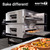 Moretti Forni TT96E2 serie T 81"W Double Modular Electric Conveyor Pizza Oven, (200)13" Pizza/Hour, 25.75"W Stainless Steel Belt, 2 Baking Chamber, 208/240V, 35.6 kW