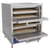 Bakers Pride P44S Hearthbake Series Two Baking Chamber with Four 20.75"W x 20.75"D x 3.25"H Deck Commercial Stainless Steel Electric Countertop Pizza Bake Ovens