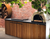 Vera Pizza Ovens Quello Lucido OP71 - Wood Fired Fibreglass Black Pizza Oven