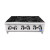 Atosa ACHP-6 CookRite 36"W Countertop Gas Ranges(Hot Plates), Independent Manual Controls, (6) Heavy Duty Burners, 192,000 Total BTUs