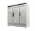 Atosa MBF8508GR 81.9" W 3-Section Solid Door Reach-In Refrigerator - 115 Volts, Self-Contained, Bottom-Mounted, R290