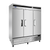 Atosa MBF8508GR 82"W Reach-In Refrigerator, 3 Section (3) Locking Hinged Solid Doors Bottom Mount Self Contained, (9) Shelves, 68 Cu.Ft Capacity, Refrigerant R290