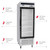 Atosa MCF8705GR 27" W Stainless Steel 1-Section Glass Door Refrigerator Merchandiser - 115 Volts, Self-Contained, Bottom Mounted, R290