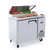 Atosa MPF8201GR 44" W 1-Section 1 Door Refrigerated Pizza Prep Table - 115 Volts, 9.7 Cu/Ft, Side Mounted, R290