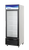 Blue Air BKGM12-HC 24.25'' Black 1 Section Sliding Refrigerated Glass Door Merchandiser, Refrigerant R290