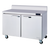 Blue Air BLUF48-WT-HC 2 Doors All Stainless Work Top Freezer - 48" wide, 13 Cu/Ft., R-290 Refrigerant