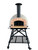 Vera Pizza Ovens Fiume Selvaggio OP84 - Wood Burning Oven with Mushroom Granite Mosaic Tiles, River Rock Finish