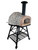 Vera Pizza Ovens Fiume Selvaggio OP84 - Wood Burning Oven with Mushroom Granite Mosaic Tiles, River Rock Finish