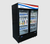 Atosa USA MCF8723GR 54" 2 Section Merchandiser Refrigerator with 2 Swing Glass Doors, 43.8 cu/ft., R290