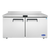 Atosa MGF8410GR 60" W 2-Section 2 Solid Door Worktop Refrigerator - 115 Volts, 17.2 Cu/Ft, Self-Contained, Rear Mounted, R290