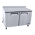 Atosa MGF8413GR 48" Wide 2 Section 13.4 Cu. Ft. Solid Door Reach-In Freezer Counter or Work Top - 115 Volts, R290