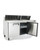Atosa MSF8304GR 72.70"W Sandwich/Salad Top Refrigerator, (3) Section (3) Solid Hinged Doors, (18) 1/6 Poly Pans, 21.1 Cu/Ft Capacity, Rear Mount, Refrigerant R290