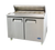 Atosa MSF8306GR 48.20" W 2-Section 2 Door Sandwich and Salad Mega Top Refrigerator - 115 Volts, 13.4 Cu/Ft., Rear Mounted, R290