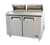 Atosa MSF8307GR 60.20" W 2-Section 2 Door Sandwich and Salad Mega Top Refrigerator - 115 Volts, 17.2 Cu/Ft., Rear Mounted, R290