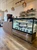 tosa CRDS-56 35"W 2 Door Countertop Refrigerated Display Cases, Straight Front Glass, (2) Shelves (2) Rear Sliding Doors, 5.6 Cu/Ft, Refrigerant R290