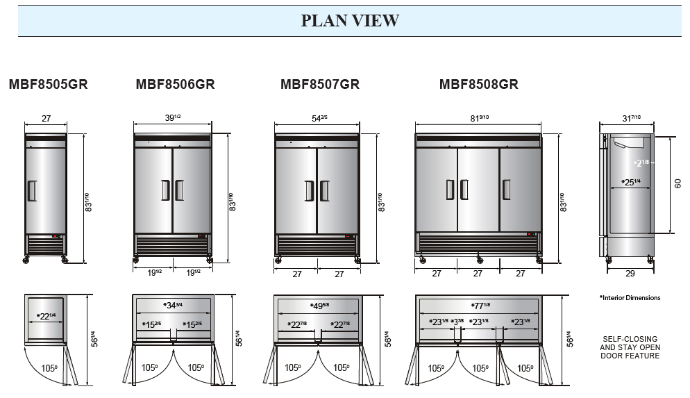 Frigo sous Plan Atosa | Dimensions compactes - Gaz ♻️