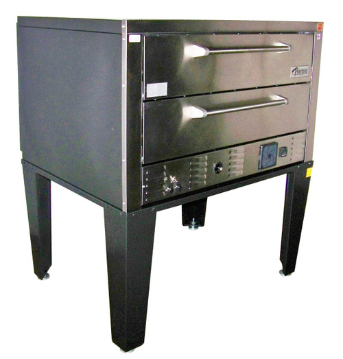 Peerless CE42PESC - Electric Pizza Ovens with Two 7 High Decks, Pizza  Stones and 42”W x 32”D Deck Interior