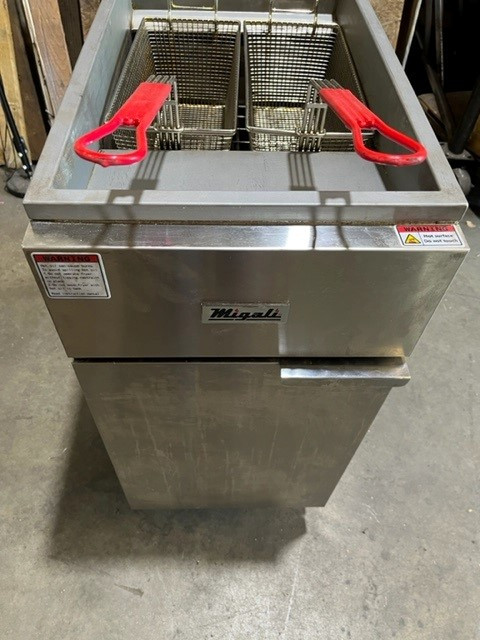 Migali Commercial Natural Gas Deep Fryer