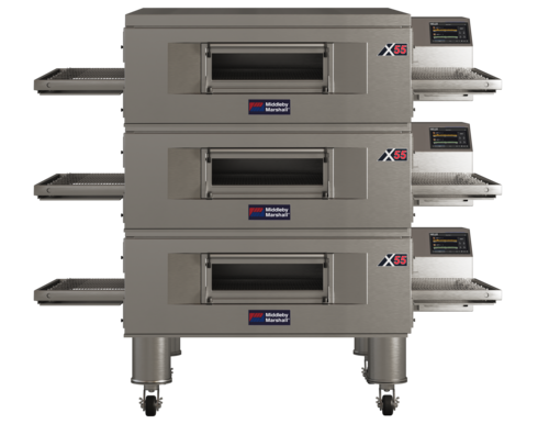 Middleby Marshall X55GWB-3 X-Series Wide Body Gas Conveyor Oven