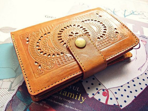 Boho Leather Wallet Kelimutu