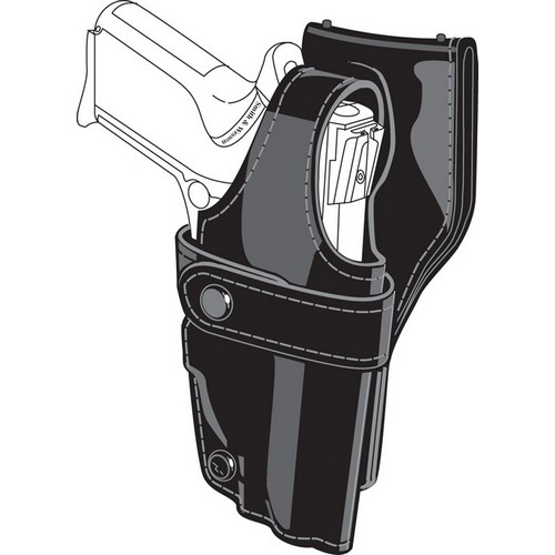 Safariland Model 0705 SSiII Low-Ride Level III Retention Duty Holster 0705-83-161 Plain 83 Right