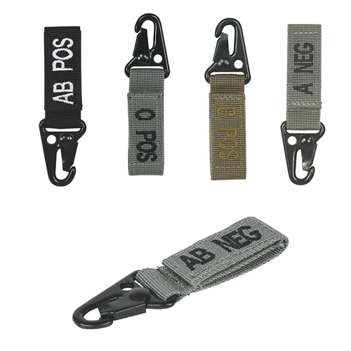 Voodoo Tactical Embroidered Blood Type Tags (O-) 20-9727076000 Foliage