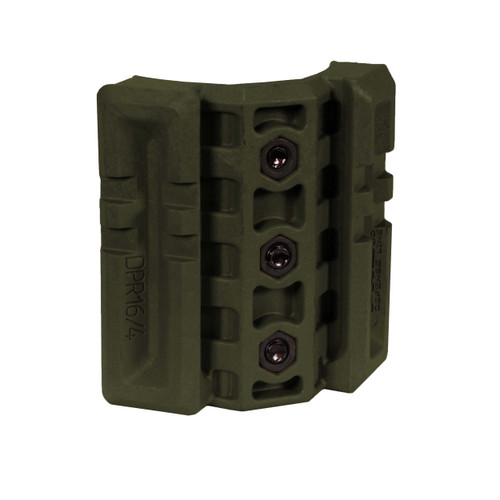Mako Group Dual Picatinny Attachment for M16/AR15 Handguard OD Green DPR164-OD