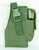 Voodoo Tactical Tactical Molle Holster w/ Attached Mag Pouch 25-0029004001 OD Green Right