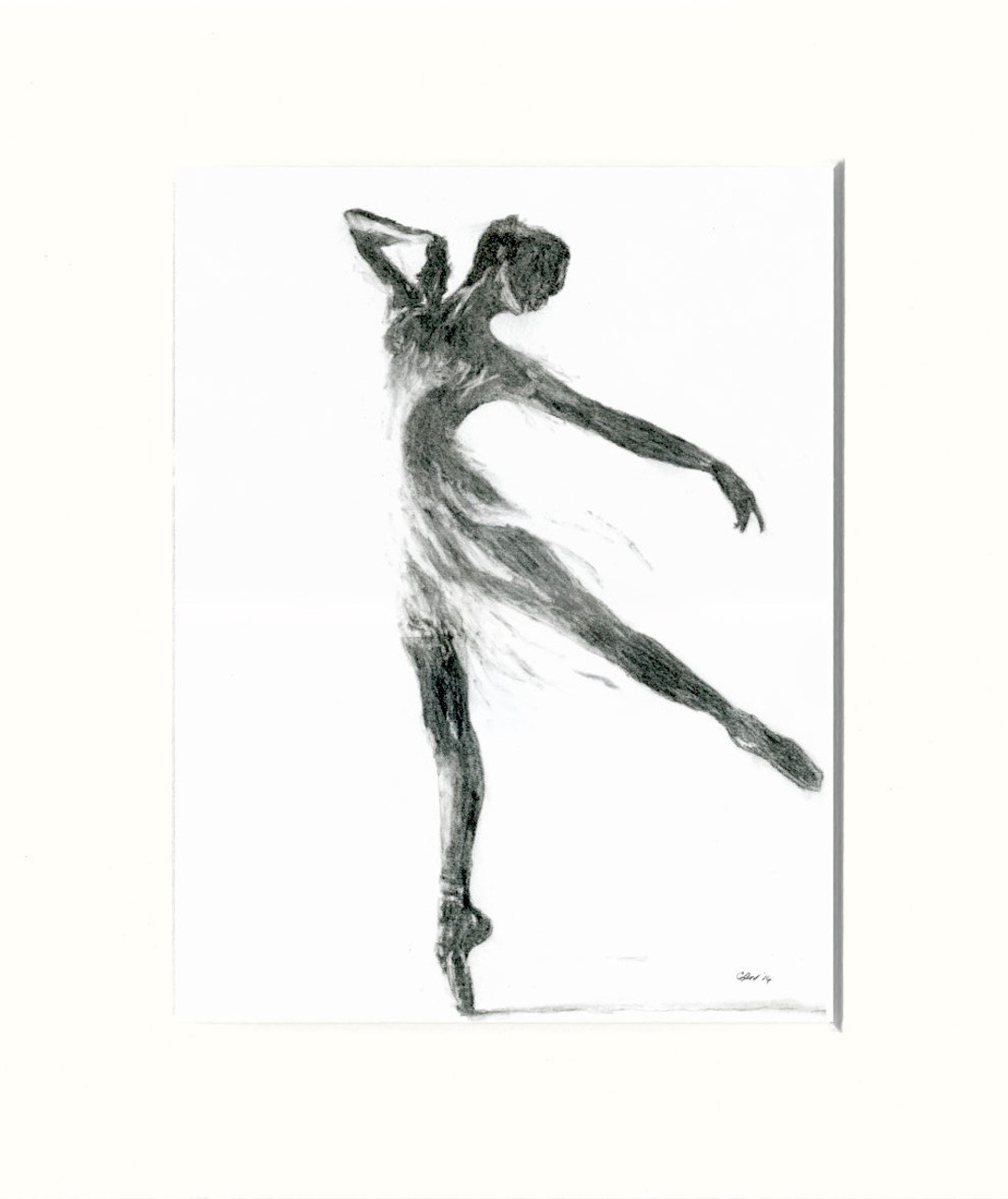 Ballerina Study in 1 Print - Willow Arts