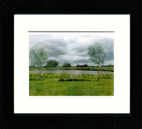 Black Framed Print 10x8inch