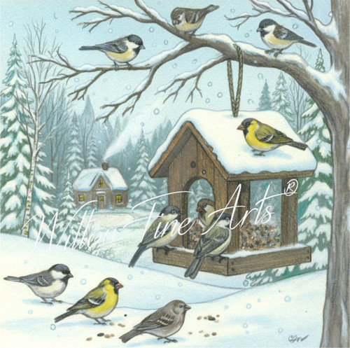 'Winter Garden Visitors' Card