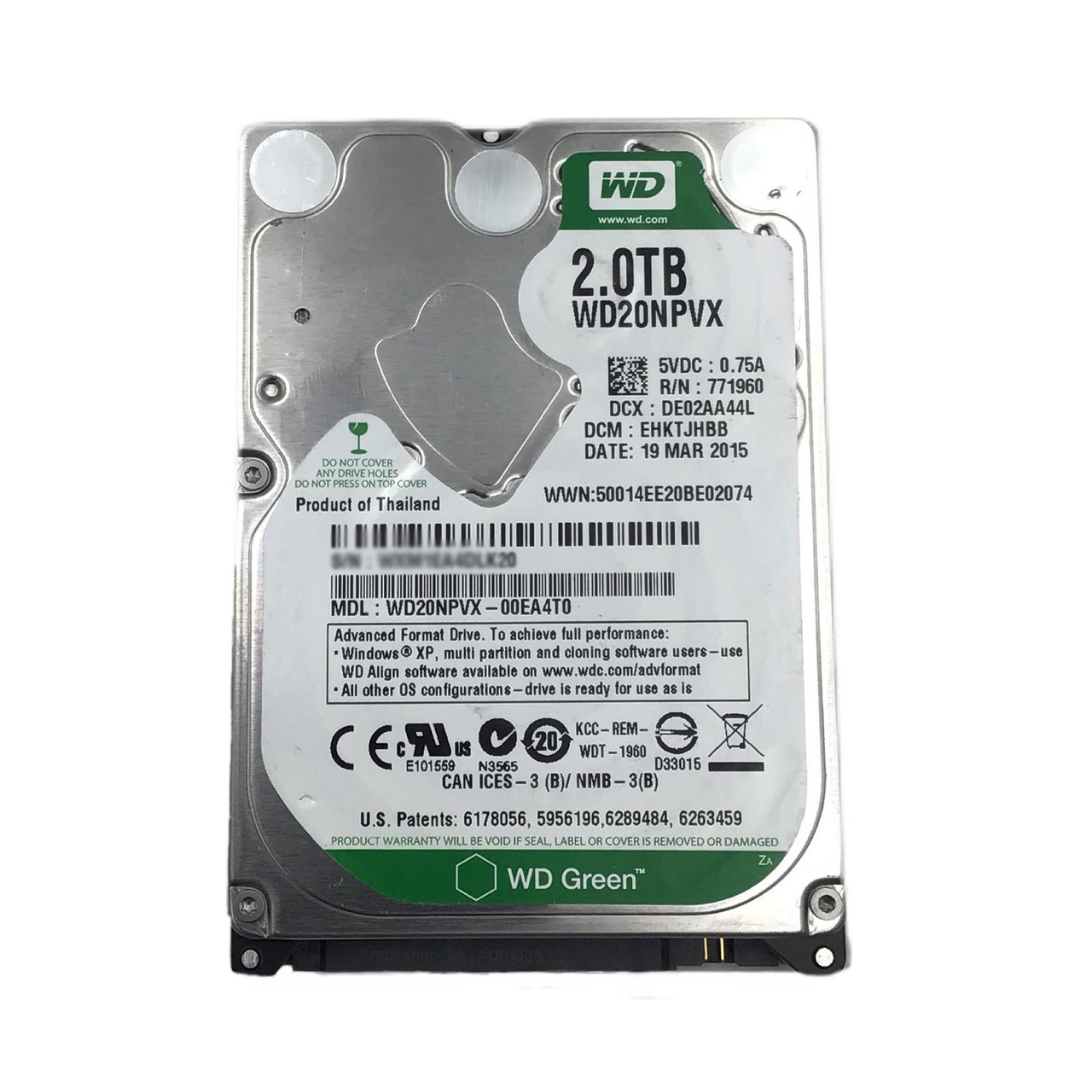 PCパーツ 2TB SSD 2.5 Western Digital WD GREEN Amazon.com: Western Digital 2TB WD Green Internal PC SSD