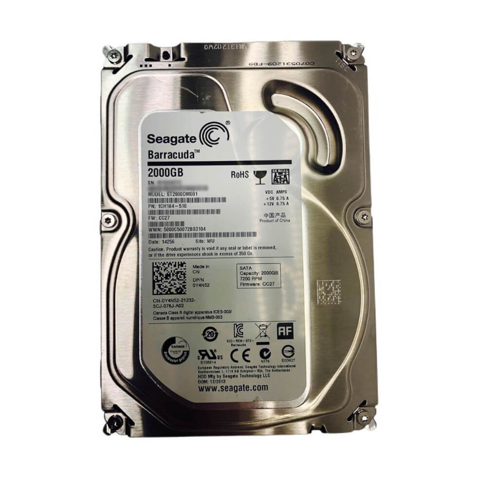 Dell 2TB 3.5in SAS Hard Drive ST2000DM001
