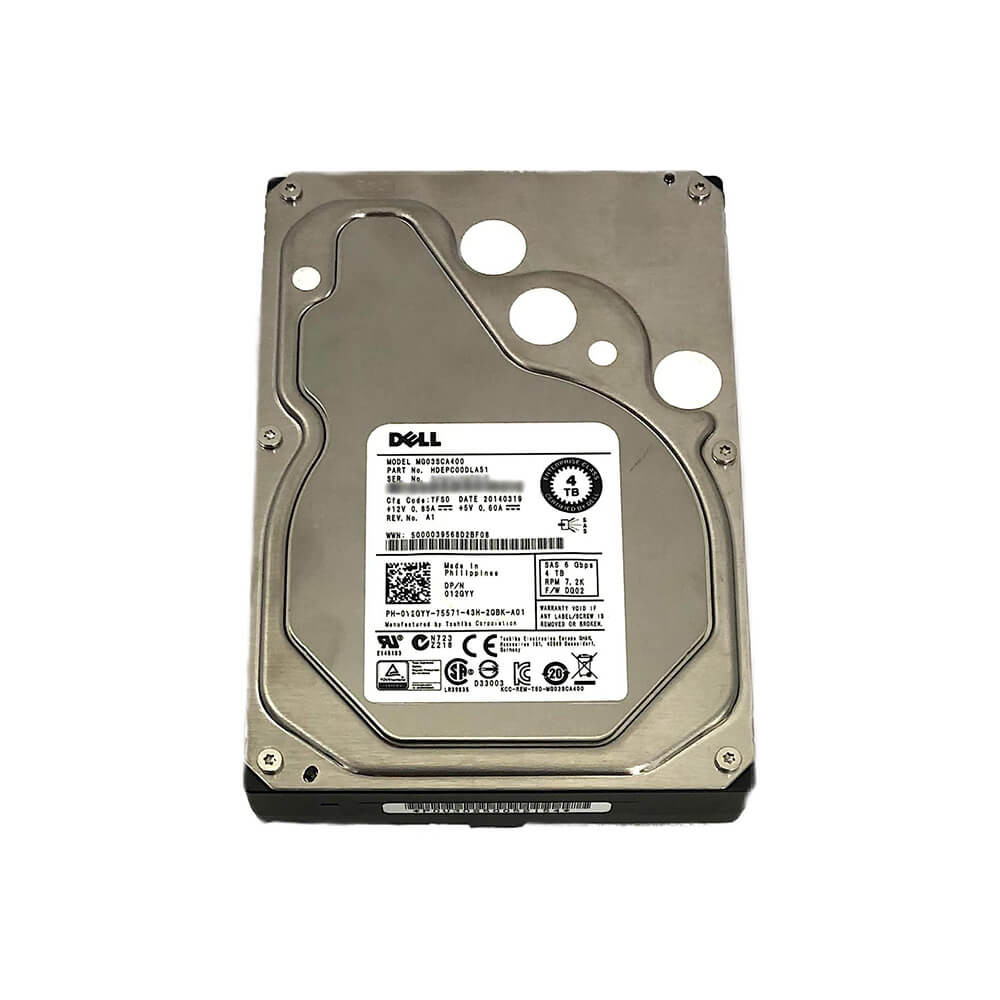 Dell 4TB 3.5in SAS Hard Drive MG03SCA400