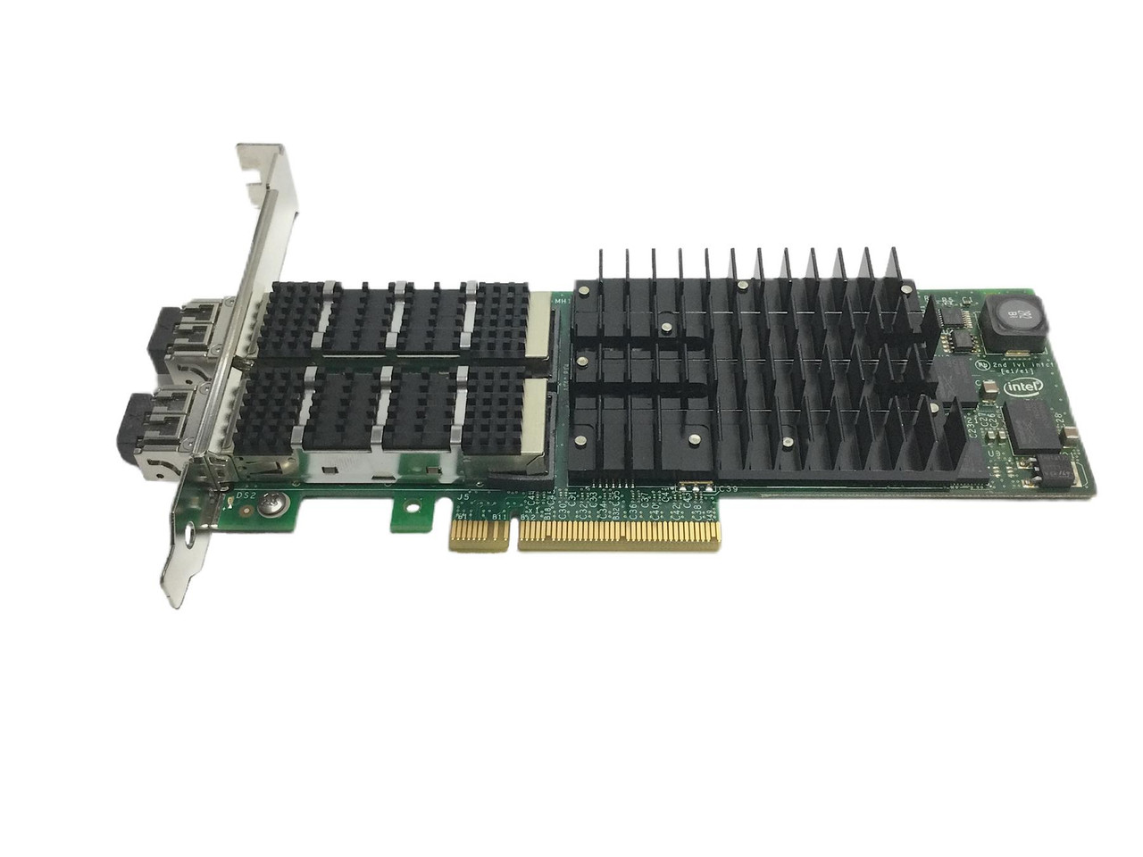 Intel Dual Port 10GB SFP+ Yottamark PCIe x8 NIC w/ 2x Optics